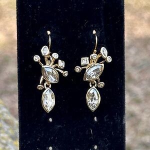 New without Tags Alexis Bittar Crystal Drop Earrings